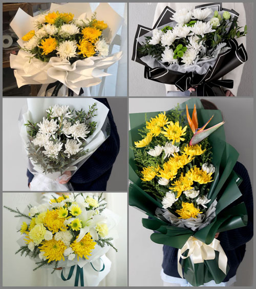 广东江门市台山市北陡镇沙湾塘村白事花束代送